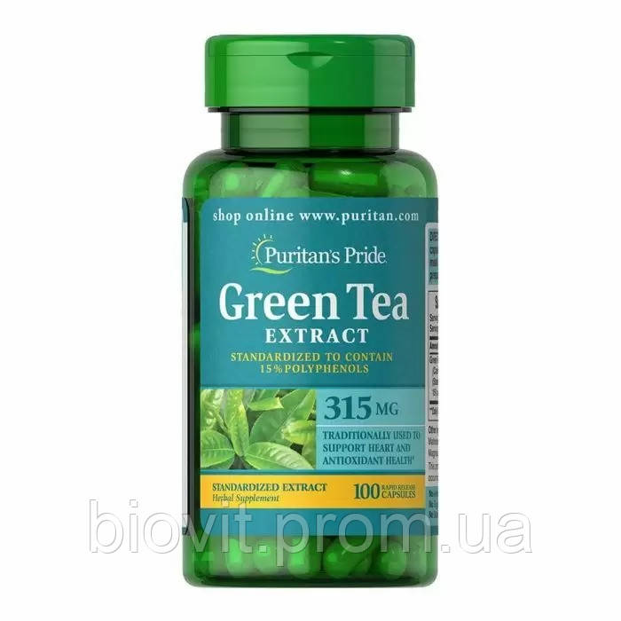 Зелений чай (Green Tea Extract) 315 мг