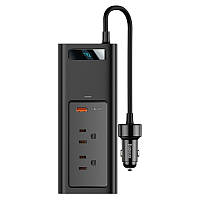 Автомобильный инвертор Baseus USB-C / USB / 5A / 150 Вт Black