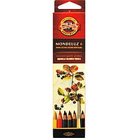 Карандаши цветные акварельные Koh-i-noor Aquarelle 3715 6 цветов