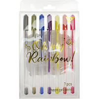 Набір ручок гелевих "Yes" 420368 Oh My Rainbow! 7 кольорів неон
