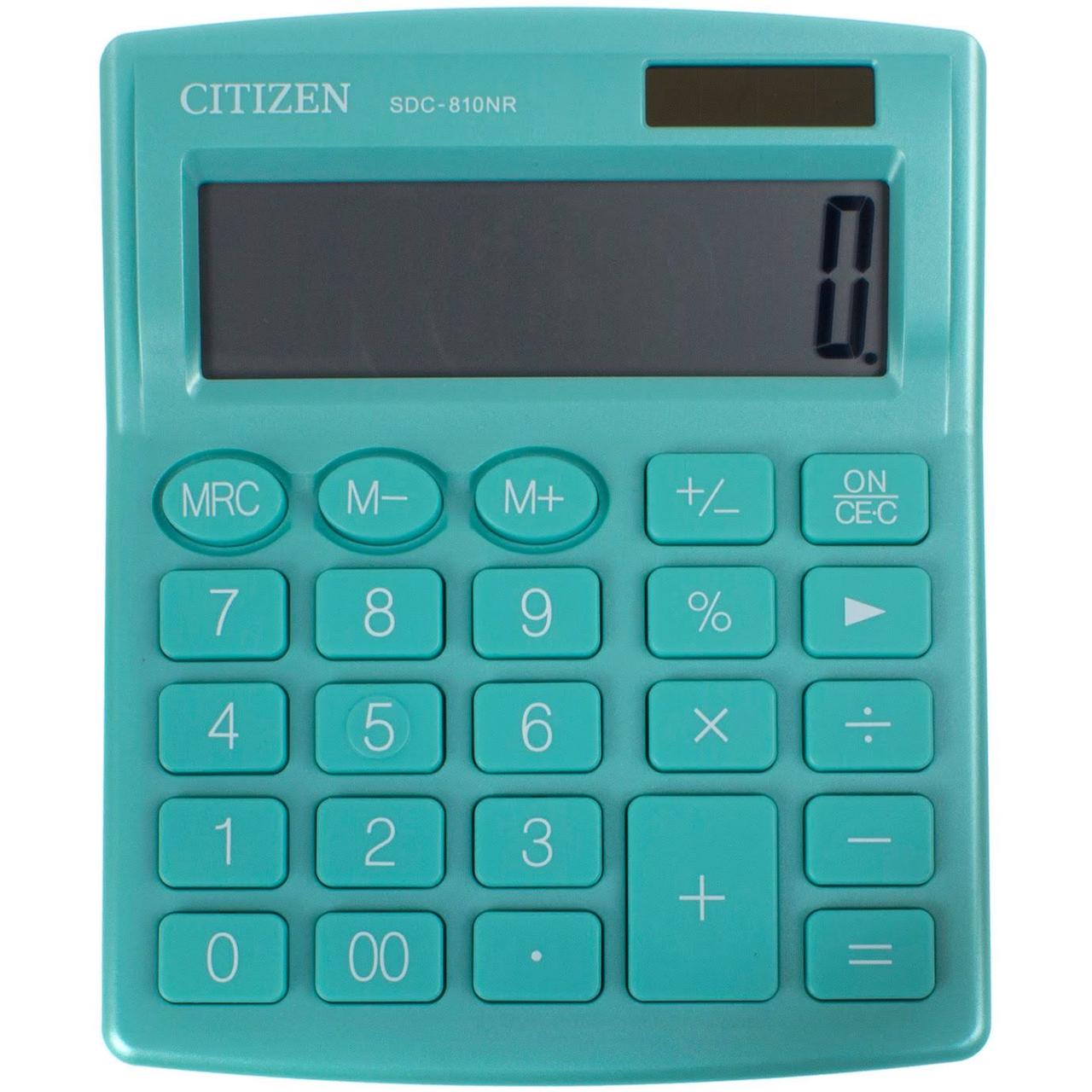 Калькулятор "Citizen" SDC810NRGRE-green - фото 1 - id-p1791963059
