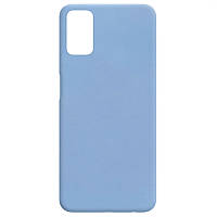 Силіконовий чохол Candy для Oppo A57s Черный Блакитний / Lilac Blue