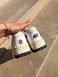 Кросівки чоловічі New Balance 550 Aime Leon білі зелені шкіра Cheldren демісезонні весни модні В'єтнам, фото 8