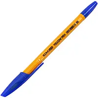 Ручка кулькова "Economix" E10187-02 Yellow Pen 0,5мм синя, корпус жовтий