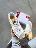 Кросівки чоловічі New Balance 550 White Yellow білі жовті шкіра Chower-біленс демісезонні весни модні В'єтнам, фото 5