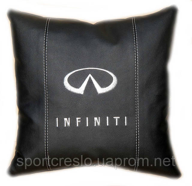 Подарок Подушка декоративная в авто с логотипом инфинити Infiniti - фото 4 - id-p23158505
