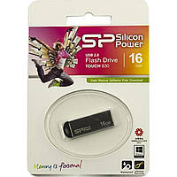 Флеш-память 16GB "Silicon Power Touch " 830/silver USB2. 0 no chain metal