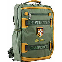 Рюкзак "Cambrdge" 2 отделения, 4 кармана, зеленый 29 х43х12см №СА076 / 554024