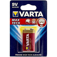 Батарейка Varta Alkaline Max tech 6LR61/1bl 9V крона