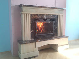 Портал под каминную топку KAW-MET W6. Заказать портал можно по телефону +38099782-69-62, +38096886-96-14