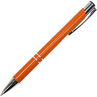 Ручка автоматична кулькова "Economix" E10307-06 HIT синя, метал.,корпус помаранчевий