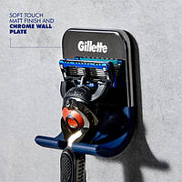 Тримач настінний Gillette для станків для гоління на липучці універсальний металевий