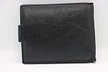 Чоловічий шкіряний гаманець Wanlima 22528501975a1 Black, фото 2