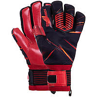 Перчатки вратарские SOCCERMAX GK-016 8 Черный-красный