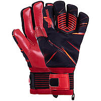 Перчатки вратарские SOCCERMAX GK-016 9 Черный-красный