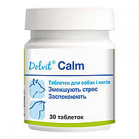 Dolvit Calm таблетки для зменшення стресу у собак та котів 30 таб