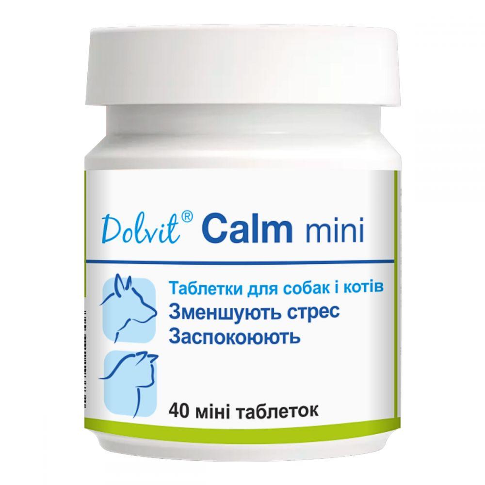 Dolvit Calm mini таблетки для зменшення стресу у собак дрібних порід та кішок 40 таб