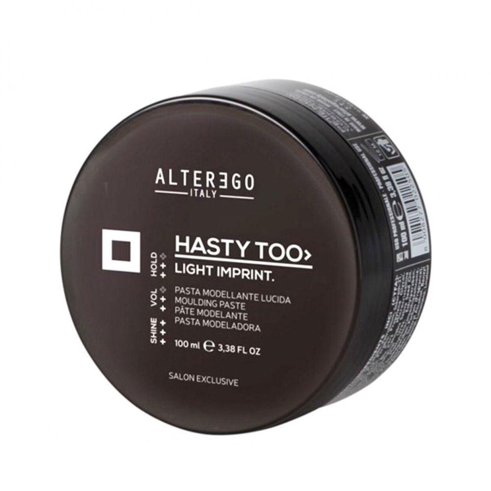 Паста-блиск для укладання волосся середньої фіксації Alter Ego Hasty Too Light Imprint 100мл, фото 1