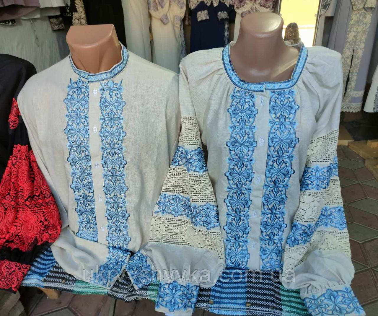 Парні вишиванки на льоні "Прометей"