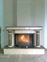 Портал под каминную топку UNIFLAM 850 PRYZMAT. Заказать портал можно по телефону +38096118-53-94, +38050826-50-06