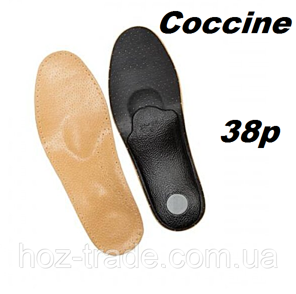 Ортопедичні шкіряні устілки Coccine Aron Standart 38 розмір, фото 1
