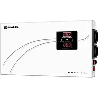Стабилизатор напряжения REAL-EL STAB SLIM-2000 White (EL122400008)