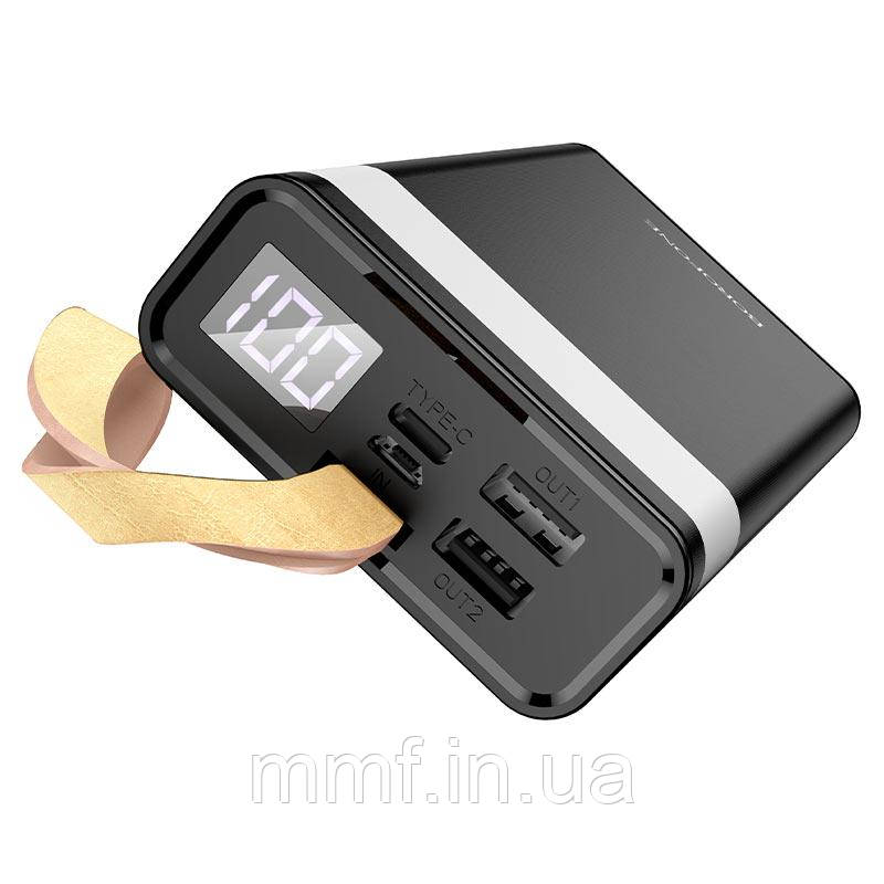 Павербанк BOROFONE BJ18 Coolmy digital display power bank(20000mAh) / black