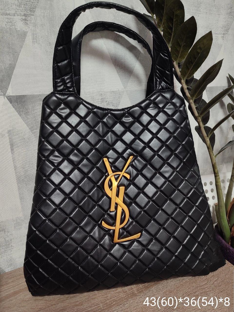 Жіноча сумка YSL шопер, 43(60)*36(54)*8 см, 931247