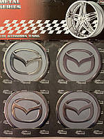 Наклейки на диски, заглушки Мазда (Mazda) 60 мм