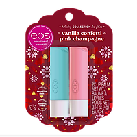 Набор бальзамов Vanilla Confetti & Pink Champagne от EOS