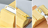 Маслянка керамічна 500 мл з бамбуковою кришкою та ножем для масла Чорна, фото 7