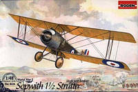 Roden 404 Sopwith 1 1/2 Strutter Бомбардувальник 1916 Збірна Пластикова Модель у Масштабі 1:48