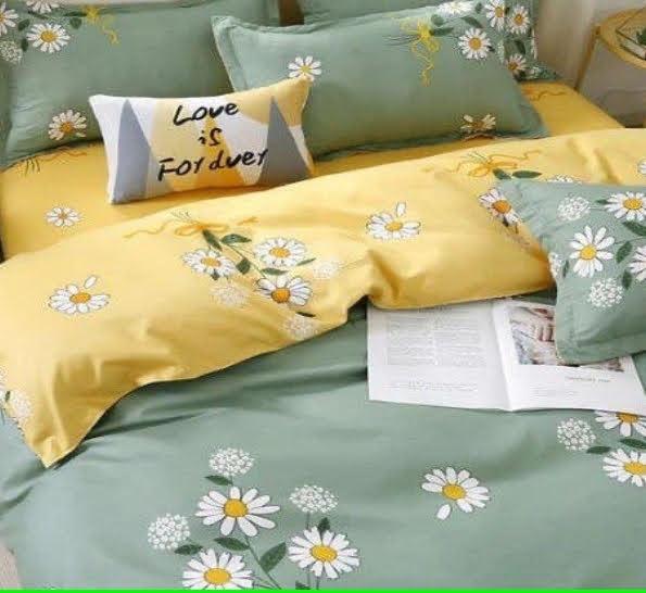 Евро розмір постільна білизна бязь «Ромашка», фото 1