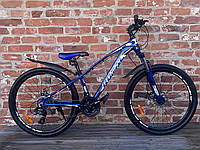 Велосипед Горный Royal Fox 26 колеса рама 13-15 на выбор Синий (от 140 см)