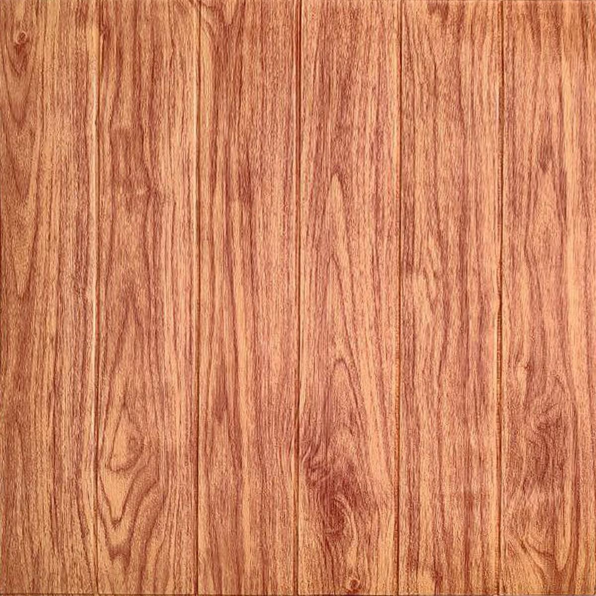 Самоклеюча 3D панель під персикове дерево 700x700x4мм (386) SW-00001391, фото 1