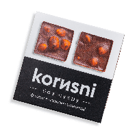 Фундук в чорному шоколаді без цукру ТМ “korusni” 120г