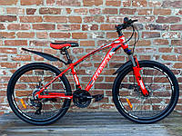 Велосипед Горный Royal Fox 26 колеса рама 13-15 на выбор Красный (от 140 см)