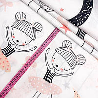 Польська бязь "Балерини в рожевих спідницях", фото 2