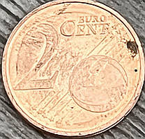Монета Фінляндії 2 євроценти 2003 г