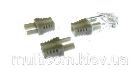 01-12-031К. Чохол для штекера 898с (RJ-45), пачка 100 шт., сірий