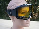 Захисні окуляри маска Wind-Shield Anti-Fog Global Vision yellow, фото 9