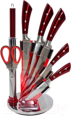 Набір кухонних ножів Bohmann на підставці 8 предметів 6020BH