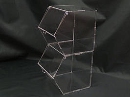 Диспенсер для сипучих продуктів на 2 контейнери