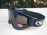 Захисні окуляри маска Wind-Shield Anti-Fog Global Vision gray, фото 7