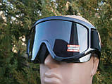 Захисні окуляри маска Wind-Shield Anti-Fog Global Vision gray, фото 10