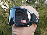 Захисні окуляри маска Wind-Shield Anti-Fog Global Vision gray, фото 9