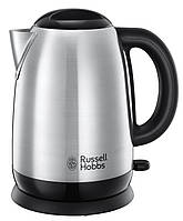 Електрочайник Russell Hobbs Adventure 1.7л, метал, сріблясто-чорний Baumar - Порадуй Себе