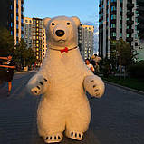 Білий Мішка Дніпро. Вітання Великого Ведмедя на свято в Дніпрі, фото 7