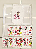 Боді з цифрами на кожен місяць ,1-12 місяців Міккі