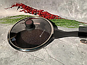 Велика глибока сковорода Edenberg EB-14136 з кришкою 24х5см 2л сковорода з антипригарним покриттям, фото 10